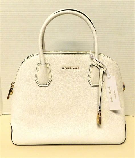 michael kors mercer white tasche|michael kors clothing.